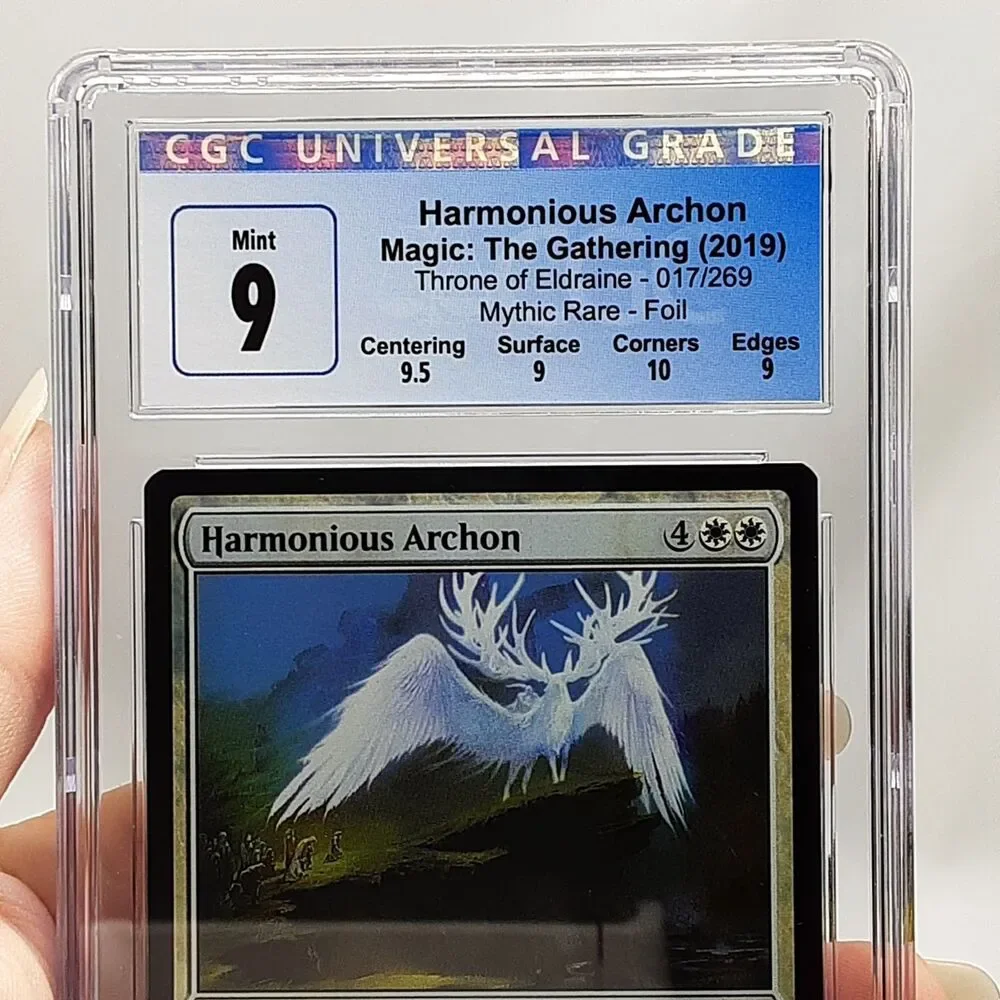 MTG - Throne of Eldraince - Harmonious Archon - Foil - Graded - CGC 9